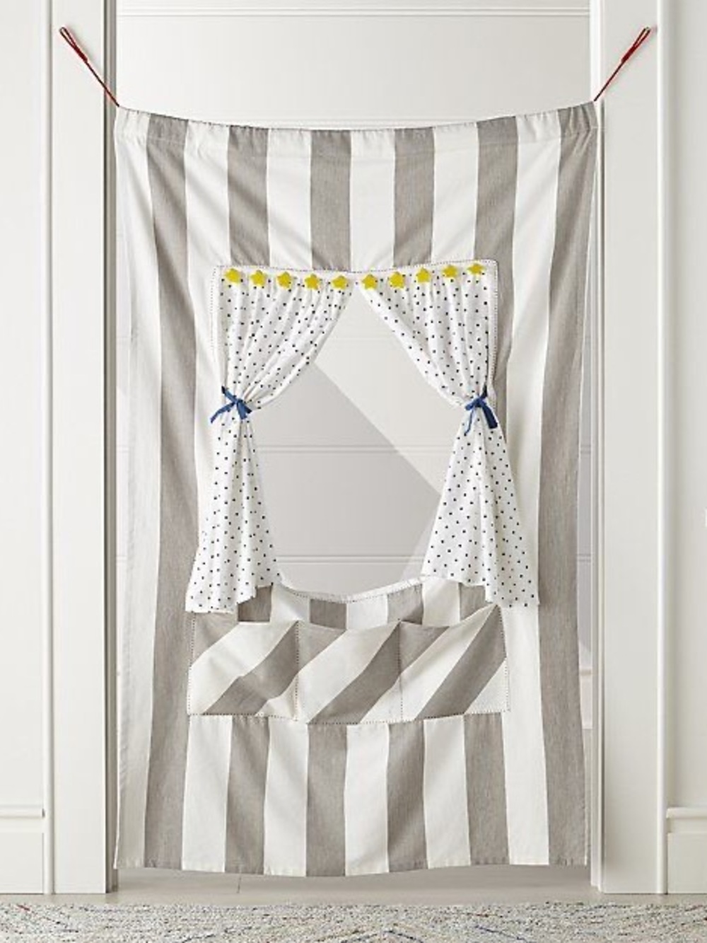 Crate & Kids doorway puppet theater